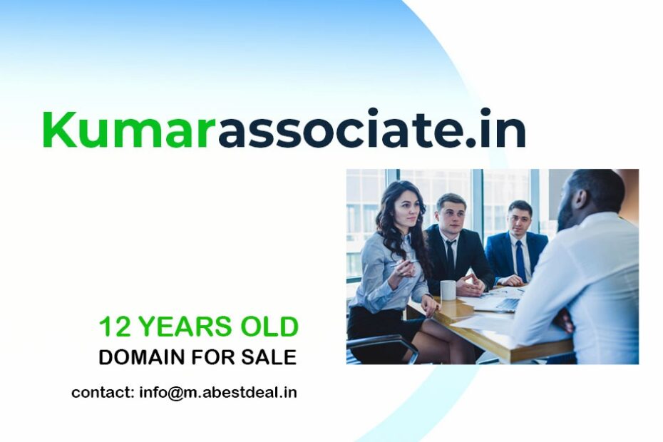 kumar associate.in 12 years domain available for sale